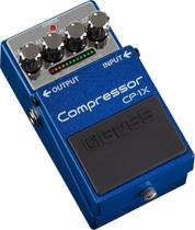 Pedal de guitarra com compressor BOSS CP-1X com tecnologia mDP