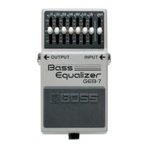 Pedal de guitarra com equalizador gráfico de baixo BOSS GEB-7 de sete bandas Pedal de guitarra com equalizador gráfico de baixo BOSS GEB-7 de sete bandas