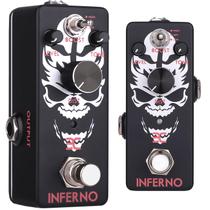 Pedal de guitarra de distorção EX Inferno Death Metal com reforço de 3 modos