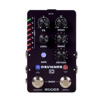 Pedal de Guitarra Drum Machine Mooer X2 - 121 Ranhuras de Tambor