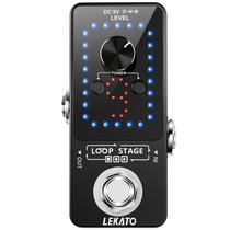 Pedal de Guitarra Looper Lekato - 9 Loops e 40 Minutos de Gravação Pedal de Guitarra Looper Lekato - 9 Loops e 40 Minutos de Gravação