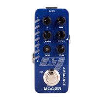 Pedal de guitarra MOOER A7 Reverb Ambiance com 7 efeitos e configuração de salvamento Pedal de guitarra MOOER A7 Reverb Ambiance com 7 efeitos e configuração de salvamento