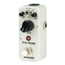 Pedal de Guitarra Overdrive SONICAKE Trio Rider Centaur Analógico