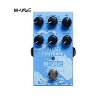 Pedal de Guitarra Universal Reverb Digital 9 Pedal De Efeito Tipos Room Shimmer Lofi Spring Reveb MVave