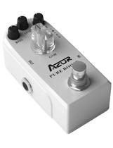Pedal de impulso AZOR Pure Boost Micro Clean para guitarra elétrica