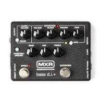 Pedal de pré-amplificador de guitarra baixo MXR M80 Bass D.I.+ com distorção
