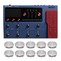 Pedal de processador multiefeitos Valeton GP-200X com extras