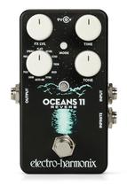 Pedal de reverberação Electro-Harmonix Oceans 11 com 11 estilos Pedal de reverberação Electro-Harmonix Oceans 11 com 11 estilos