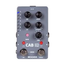 Pedal de simulação de gabinete MOOER CAB X2 Dual Footswitch Pedal de simulação de gabinete MOOER CAB X2 Dual Footswitch