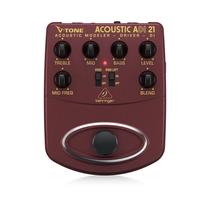 Pedal de Violão Simulador de Amplificador Com Direct Box e Preamp ADI21 - BEHRINGER