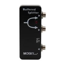 Pedal divisor buffer Mosky, pedal de buffer limpo duplo, acessórios de guitarra