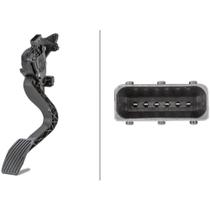 Pedal do acelerador Fiat Fiorino 2013 a 2024 HELLA Pedal do acelerador Fiat Fiorino 2013 a 2024 HELLA