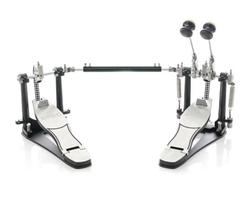 Pedal Duplo X-Pro Action PD DBL ACT Preto P/ Bumbo Bateria