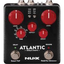 Pedal Effect NUX Atlantic Delay & Reverb NDR-5, preto