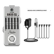 Pedal EQ De 5 Bandas Rowin Bass 18dB True Bypass Equalizador De Baixo Elétrico EQ Seeker