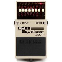 Pedal Equalizador Gráfico Boss Bass Equalizer Geb7 para Baixo