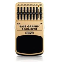 Pedal Equalizador para Contrabaixo Behringer BEQ700 Bass Graphic Equalizer Pedal Equalizador para Contrabaixo Behringer BEQ700 Bass Graphic Equalizer