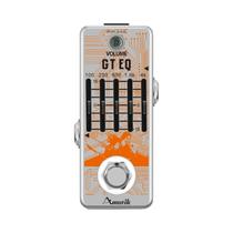 Pedal Equalizador Paramétrico Mini De 5 Bandas Para Guitarra Amuzik True Bypass Faixa De 18dB