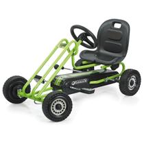 Pedal Go Kart hauck Lightning Ride Race Green para crianças de 4 a 8 anos