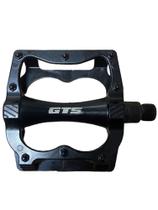 Pedal GTS Plataforma Aluminio Rosca Grossa Preto