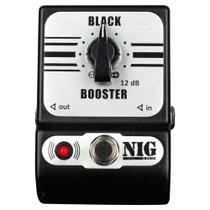 Pedal Guitarra E Baixo Ganho De Volume Black Booster Pbb Nig