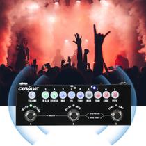 Pedal Guitarra Elétrica Portátil C/ Efeito Chorus, Phase Shift, Delay, Reverb e IR Cuvave