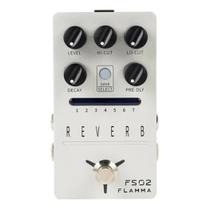 Pedal Guitarra Flamma Reverb FS02 Prateado Estéreo