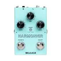 Pedal Harmonizador Vocal Mooer MVP2 Harmonier com 7 Presets e 11 Modos de Intervalos Reverb Integrado Entradas e Saídas XLR para Voz Ao Vivo e Estúdio