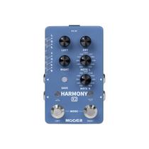 Pedal Harmony Mooer X2 com 2 Canais M729 para Guitarra Efeito de Harmonia Polifônica Controle de Intervalo Dry Wet True Bypass Compacto 9V DC Pedal Harmony Mooer X2 com 2 Canais M729 para Guitarra Efeito de Harmonia Polifônica Controle de Intervalo Dry Wet True Bypass Compacto 9V DC