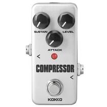 Pedal Kokko Compressor FCP2 Mini Prata Metalizado Estilo Elegante E Som Poderoso Para Sua Guita Pedal Kokko Compressor FCP2 Mini Prata Metalizado Estilo Elegante E Som Poderoso Para Sua Guita