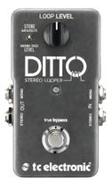 Pedal Looper Tc Electronic Ditto Stereo De Guitarra 9v Preto