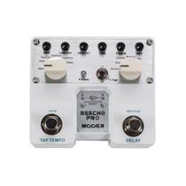 Pedal Mooer Twin Reecho Pro Delay 6 Modos Digital Analog Real Tape Tube Galaxy Loop 20s Tap Tempo 9V DC