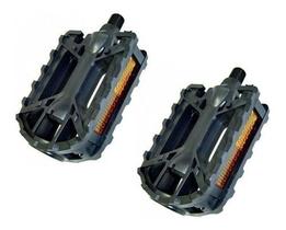 Pedal Mountain Preto Bicicleta Barra 1/2 Metalciclo