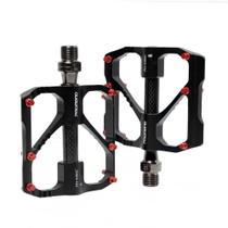 Pedal mtb alumínio/carbono preto para bicicleta