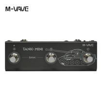 Pedal Multiefeitos MVAVE Tank Mini para Guitarra e Baixo Edição de Tons, 6 Módulos e Predefinições Profissionais