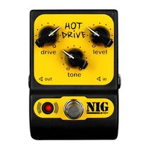 Pedal Nig Pocket Hot Drive PHD Overdrive Distorção Guitarra True Bypass Compacto 9V Pedal de Efeito