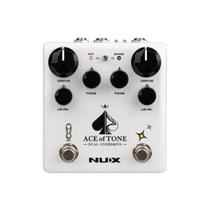 Pedal Nux Verdugo Ace Of Tone, Overdrive Duplo Tubeman + Morning Star, Buffer/True-Bypass, 18V/9V