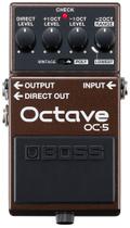 Pedal Octave BOSS OC-5 polifônico para guitarra/baixo