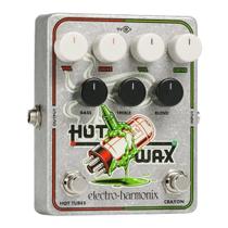 Pedal Overdrive Electro-Harmonix Hot Wax Dual com adaptador de alimentação Pedal Overdrive Electro-Harmonix Hot Wax Dual com adaptador de alimentação