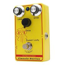 Pedal Overdrive Sweet Lady Low Gain Para Guitarra Elétrica E Baixo Com Efeitos De Drive, Nível E Pedal Overdrive Sweet Lady Low Gain Para Guitarra Elétrica E Baixo Com Efeitos De Drive, Nível E