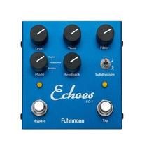 Pedal p/ guitarra fuhrmann echoes tap delay ec-01