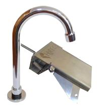 Pedal Para Acionar Torneiras Mecânico Acompanha Bica Alta