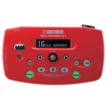 Pedal para Vocalista Processador Vocal Boss VE-5 Vermelho