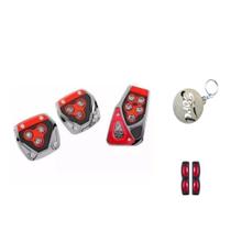 pedal/pedaleira automotiva cor vermelho para corcel 84