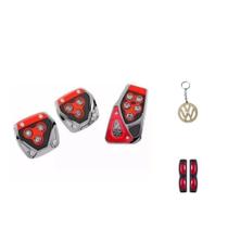 pedal/pedaleira automotiva cor vermelho para gol g5