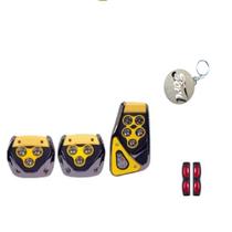 pedal/pedaleira d carro cor amarelo para fiesta 2005 pedal/pedaleira d carro cor amarelo para fiesta 2005