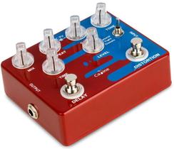 Pedal Pedaleira Guitarra Caline Distortion Delay