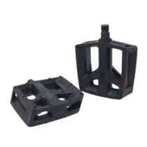 Pedal Plataforma 9/16 freeride nylon preto com esfera - Bike 29 e 26