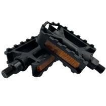 Pedal Plataforma 9/16 Grosso Inglês Bicicleta Bike Preto