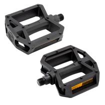 Pedal Plataforma 9/16 Nylon com Esfera Refletor Preto (Par) Tridal Bike